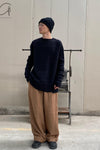 Daniel Andresen Hat Collection I Zhou Yun Belgian Knitted Handmade Hat DA-CYR7-HEI Pure Cashmere Black 7 PDA100